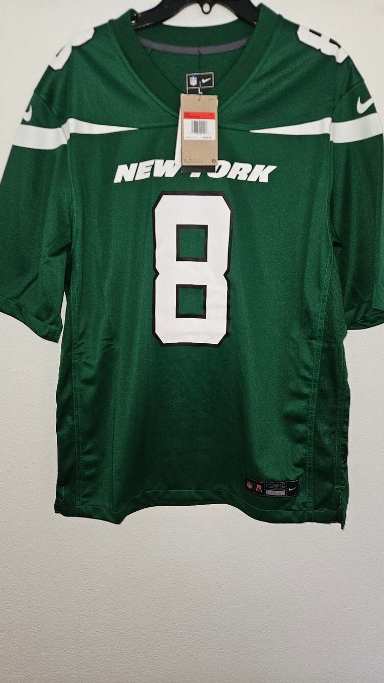 Nike New York Jets Aaron Rodgers #8 Game Jersey